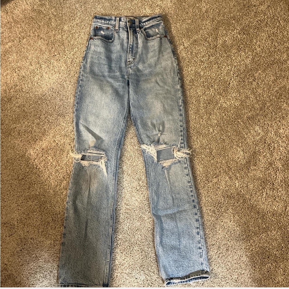 Abercrombie & Fitch 90s ultra high rise straight jeans